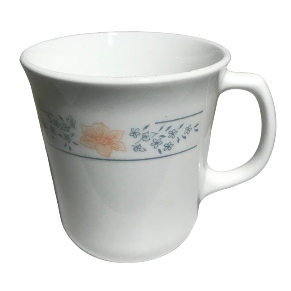 Corelle Mug Apricot Grove Coffee Cup Floral Pattern